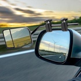 Resim Çekici İçin Ayna Uzatma Parçaları - Takılıp Çıkarılabilir Kamyon Ayna Uzatıcıları 2'li,Dönebilen Dışbükey Geri Görüş Lens Uzantıları Kamyonet SUV Minibüs 