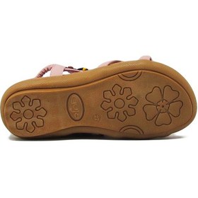 Resim GUJA BLG22Y154 PEMBE KIZ ÇOCUK ARKADAN LASTİKLİ BONCUKLU SANDALET Pembe 