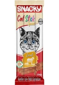 Resim Snacky Kuzu Etli Kedi Stick Ödül Maması 3 x 5 G 