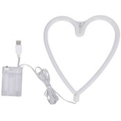 Resim Metabagua Led Neon Işık Kalp Şeklinde Renkli Neon Işıklar Teklif Doğum Günü Sahne Işık Süslemeleri Kırmızı Işık Yfıazb Beyaz 