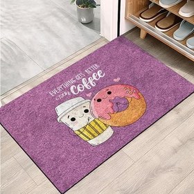 Resim Monnhein Kapı Önü Paspası - Modern ve Şık Kapı Paspası | Ev, Ofis ve Dış Mekân Kullanımı İçin (With Caffe) 40x60 