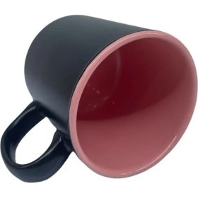 Resim Kosova Keramika Silindirik Platin Kupa Içi Pembe 