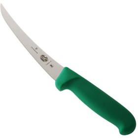 Resim Victorinox 5.6604.15 Yeşil 15 CM Kavisli Dar Ağız Sıyırma Bıçağı 