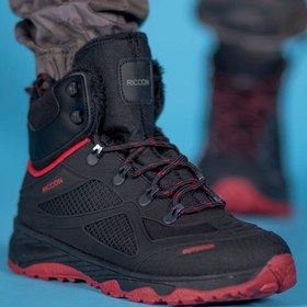 Resim Riccon Unisex 3D Rubber Trekhakiking Bot 00128020 Siyah Kırmızı - Siyah Kırmızı / 4 
