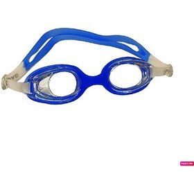 Resim Avessa 2'li 2323 Çocuk Yüzücü Gözlüğü Havuz Seti + Bone Mavi Beyaz 