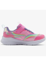 Resim Skechers Unicorn Chaser Magic Kids Light Sneaker Cırt Cırtlı Işıklı Çocuk Ayakkabısı Pembe Pembe 