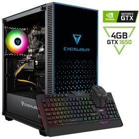 Resim Excalibur E65H.114F-8VH0X-0FC Intel Core i5-11400F 8 GB RAM 500 GB SSD GEN4 GTX 1650 FreeDOS Masaüstü Oyun Bilgisayarı 