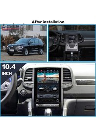 Resim Renault Megane 4 Tesla 2018-2021 Uyumlu Multi Medya Navi Gasyon Usb Kamera Carplayer 4 Ram 