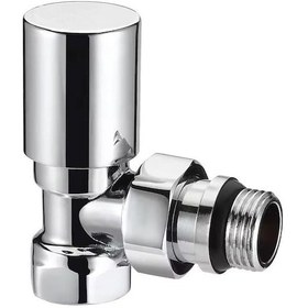 Resim Fause Radyatör Havlupan Vanası Köşe Tip 1/2'' Krom Kvn101 
