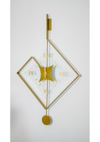 Resim Eksen Gold Klasik Bablo Premium Duvar Saatleri Gold 