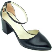 Resim Trendyshoes Trendy 100100122 Yenı Sezon Kalın Topuk Bılekten Ayarlı Ayakkabı 