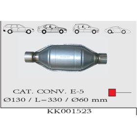 Resim NESS EXHAUST SYSTEMS Katalitik Konvektör /cat.converter 