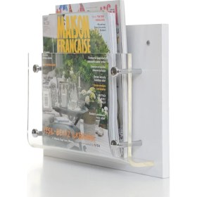 Resim Evka Ahşap Xenax Gazetelik Beyaz 