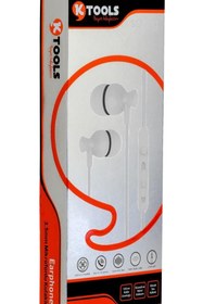 Resim Ktools Spring Stereo Kablolu Mikrofonlu Kulaklık 120 Cm Beyaz 