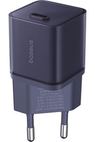Resim BAZAARİO GaN5S Hızlı Şarj Adaptörü 1C, 30W EU, Mor BZRİO 1116346 