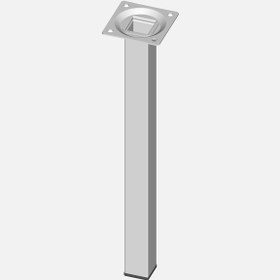 Resim Regalux Masa Ayağı, Çelik boru kare, 300mm, beyaz 