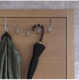 Resim Teknotel 15'li Kapı Arkası Askısı Metal Krom Mg086 Krom 