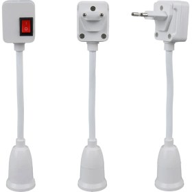 Resim E27, Duy Dünüştürücü, Açma Kapama Anahtarlı, Oynar Başlıklı Duy, Priz Duyu, 