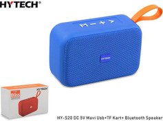 Resim HY-S20 Mavi Usb+TF Kart DC 5V Bluetooth Speaker Hytech