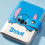 Resim Stitch Karikatür Karakter Cüzdanı - Çoklu Bölme Tasarımı, Hafif Suni Deri Seyahat Cüzdanı, Kart Yuvaları ve Kimlik Tutucu ile, Günlük Seyahatler için Sevimli Aksesuar, Mükemmel Doğum Günü Hediyesi, Seyahat Cüzdanı | Eğlenceli Tasarım | Hafif Cüzdan, Sevimli Cüzdan 