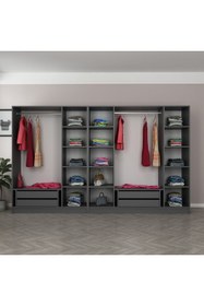 Resim Minar Kale 190cm 7 Bolme 4 Cek Gıyınme Dlp Antr 