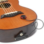 Resim Gitar, Keman, Viyola, Çello, Banjo için Yusufçuk Tarzı Kontakt Mikrofon Pikap - Askı Düğmesi Askı, Piezo MIC Pikap Dahil 