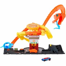 Resim Hot Wheels Pizza Dükkanında Kobra Macerası Oyun Seti HTN81 