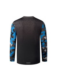 Resim Shimano Myoko Uzun Kol Forma Black Grey Blue S Ml1304 Çok Renkli 