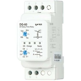 Resim ENTES M4067 DG-60 Düşmede Gecikmeli 230VAC DIN II Zaman Rölesi 