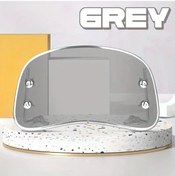 Resim Willowhaven Silvery Edge Gri Evrensel Motosiklet Rüzgarlığı Spoiler Hava Savurucu Yüksek Kalite Akrilik 