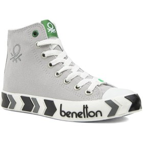 Resim United Colors Of Benetton Benetton Bn-30634-3374 Gri - Çocuk Spor Ayakkabı 001 