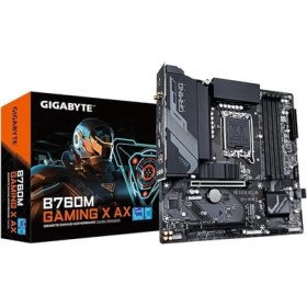Resim Misda Store B760M Gamıng x Ax LGA1700 Ddr4 5333MHZ(OC) Pcıe 4.0 Dual M.2 Nvme Wifi 6 + Bt 2.5gbe Lan (10+1+1 Phase) Matx Gaming Anakart 
