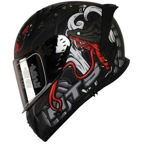 Resim Mts Pro Helmets M-801 Snake Full Face Motosiklet Kaskı Myth Grey 
