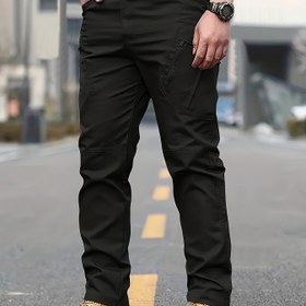 Resim Erkekler için Taktiksel Kargo Pantolon - Dayanıklı Rüzgar Geçirmez Yırtılmaya Karşı Dirençli Kumaş, Ayarlanabilir Bel ve Çoklu Cepli, Doğa Yürüyüşü, Kamp, Eğitim & Açık Hava Maceraları İçin - Zeytin Yeşili, Kamp Gereçleri, Fonksiyonel Tasarım, Sağlam Yapı 