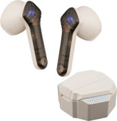 Resim OVLENG Bluetooth kulaklık – Spor kulaklık Bluetooth V5.3, dinleme süresi 40 saat, akıllı 7 ışık nefes alma, Bluetooth, mikrofonlu kulaklık, akıllı telefon iOS Android için, haki 