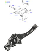 Resim Ford Focus Mk1 Arka Süspansiyon Dikey Aks Sağ Sedan 1998--2005 