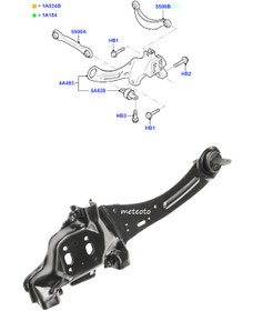 Resim Ford Focus Mk1 Arka Süspansiyon Dikey Aks Sağ Sedan 1998--2005 