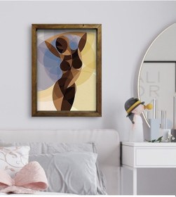 Resim Bk Gift Yatak Odası Konseptli Doğal Masif Ahşap Çerçeveli Tablo-1 (551112824) 