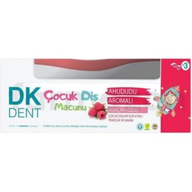 Resim DK Dent 7 Ahududu Çocuk Diş Macunu 75 ml - Diş Fırçası Hediyeli 