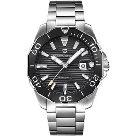 Resim Pagani Design Erkek Kol Saati Su Geçirmez Full Çelik Gri - Siyah 