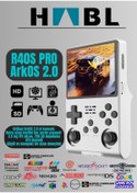Resim habl Retro Arcade R40s Pro Arkos 2.0 30.000 Oyunlu El Konsolu 256 Gb 
