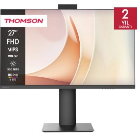 Resim THOMSON M27FB7C14V Supreme Business Monitor 27" Fhd 100Hz 1920 x 1080 Pop-Up Camera 