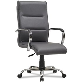 Resim Sezen Bilgisayar - Ofis - Müdür - Büro - Makam Çalışma Koltuğu Renk Ayaklı Antrasit Krom 