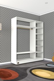 Resim Kenzlife Giysi Dolabı Dursun 180*150*40 Byz Gardırop 