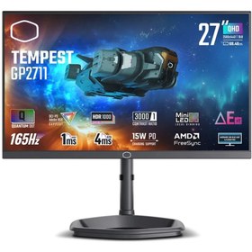 Resim GP2711 27" 165Hz 1ms VA 2k 2xHDMI 1xDP HDR Pivot Mini LED Monitör 