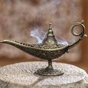 Resim Vintage Tütsülük Süs, Yaratıcı Antika Esintili Tütsü Yakıcı, Retro Ev Dekoru Çinko Alaşım El İşi Parçası, Oturma Odası İçin, Çay Seremonisi Temalı Parti Aksesuarları, Ramazan, Bayram ve Sevgililer Günü için Mükemmel Hediye, Meditasyon Arkadaşı, Şenlikli Dekor 