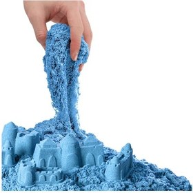 Resim Art Sand Aksesuarlı Mavi Oyun Kumu 1000 Gr. - Kinetik Kum Seti - Natural Kum - Doğal Kum Renkli 