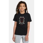 Resim Qivi Metallica Asia Tour 2013 Baskılı Çocuk Siyah T-Shirt 