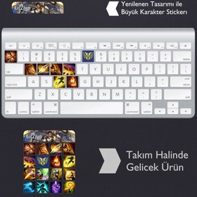 Resim Xin Zhao: Klavye Sticker Set 