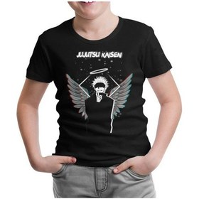Resim Jujutsu Kaisen - Kanat Siyah Çocuk Tshirt 
